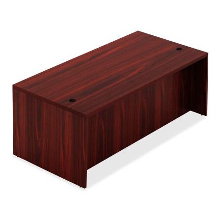 Lorell Lorell Wood Desk - 66.1" x 29.5" x 30" Desk - Mahogany - Chateau Series 34302